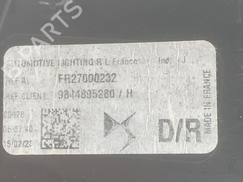 Right tailgate light DS DS 4 II (FR_, FB_, F3_, FP_) | BP36642347C80 - Image 2