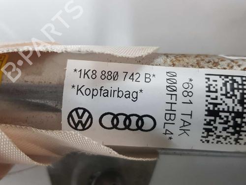 Right curtain airbag VW SCIROCCO III (137, 138) 2.0 TDI | BP6534814C12 