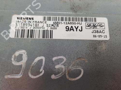 Engine control unit (ECU) FORD FOCUS II (DA_, HCP, DP) 1.6 | BP32196424M57  - Image 5