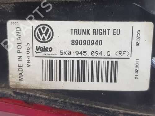 Right tailgate light VW GOLF VI (5K1) 1.4 | BP10729524C80 