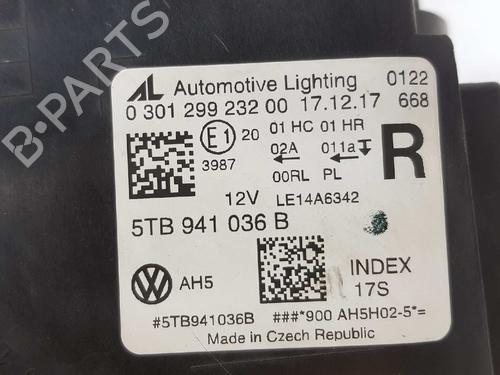 Højre forlygte VW TOURAN (5T1)  | BP28357400C29 