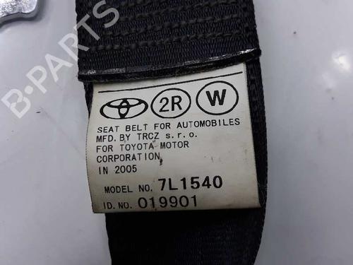 Rear right seatbelt TOYOTA COROLLA Verso (ZER_, ZZE12_, R1_) 2.0 D-4D (CUR10_, CUR10R) | BP6622262I28 