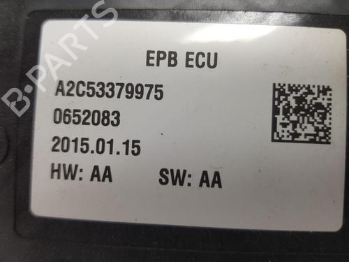 Electric handbrake PEUGEOT 3008 I MPV (0U_) 1.6 HDi 115 / BlueHDi 115 | BP16126461E5 