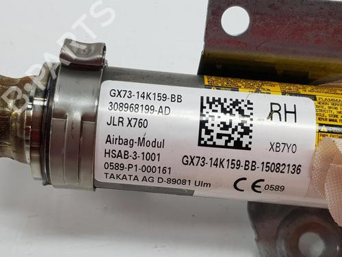 Right curtain airbag JAGUAR XE (X760) 2.0 D | BP18105732C12