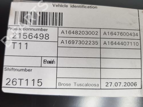 Rear right window mechanism MERCEDES-BENZ M-CLASS (W164) ML 320 CDI 4-matic (164.122) | BP14919907C25 