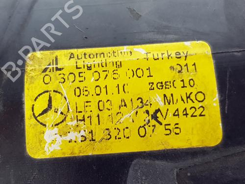 Left front fog light MERCEDES-BENZ C-CLASS (W204) C 200 CDI (204.007, 204.006) | BP29505213C30 