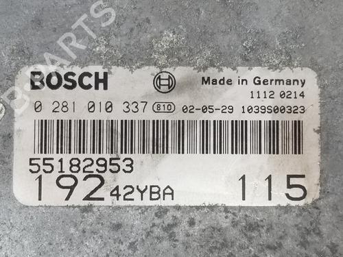 Engine control unit (ECU) FIAT STILO (192_)  | BP20186175M57 