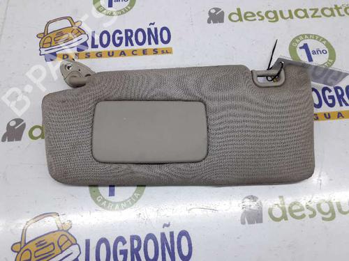 Left sun visor SUBARU OUTBACK (BL, BP) 2.0 D AWD (BPD) (150 hp) 3130436