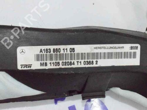 Left curtain airbag MERCEDES-BENZ M-CLASS (W163) ML 270 CDI (163.113) | BP757009C11 