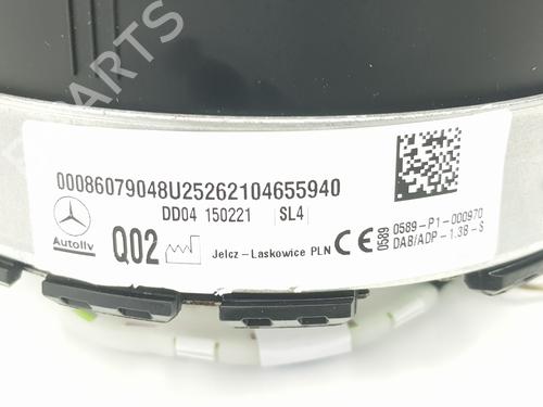 Driver airbag MERCEDES-BENZ C-CLASS (W205) C 200 d (205.011) | BP29954951C9