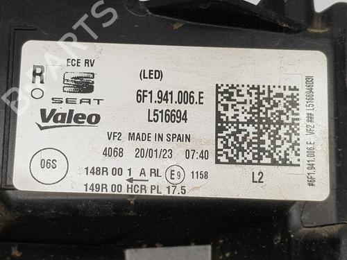 Højre forlygte SEAT ARONA (KJ7, KJP)  | BP31589554C29 