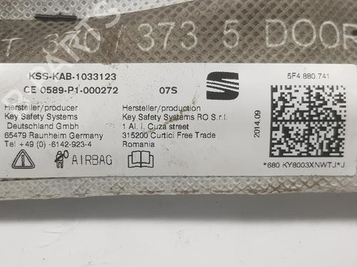 Left curtain airbag SEAT LEON (5F1) 1.6 TDI | BP16199469C11 