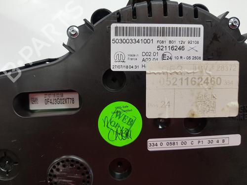 Instrument cluster FIAT 500X (334_) 1.6 (334AXE1A) | BP15616615C47 