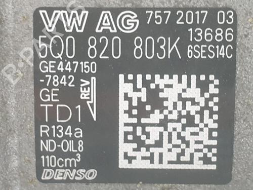 AC compressor VW CADDY IV MPV (SAB, SAJ) 2.0 TDI | BP31156857M34