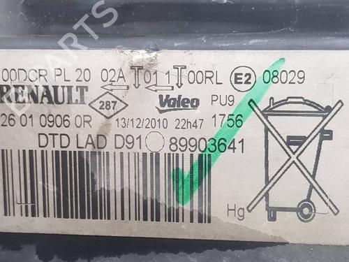 Right headlight RENAULT LAGUNA Coupe (DT0/1) 2.0 dCi (DT01, DT08, DT09, DT0K, DT12, DT1C, DT1D, DT1M,... | BP40514391C29 - Image 5