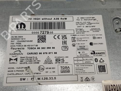 Radio FIAT 600e / 600 (365_, 364_)  | BP32072686E6 