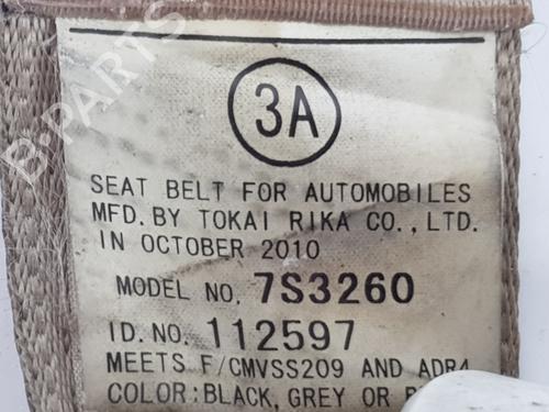 Rear right seatbelt TOYOTA LAND CRUISER PRADO (_J15_) 3.0 D-4D (KDJ155_, KDJ150_, KDJ150R, KDJ155R) | BP21003468I28 