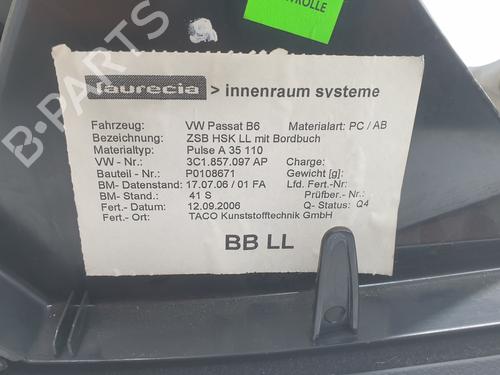 Glove box VW PASSAT B6 (3C2) 2.0 TDI 16V | BP21841940C95 