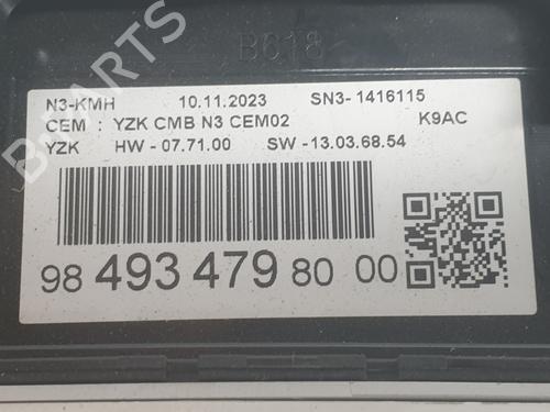 Instrument cluster TOYOTA PROACE CITY VERSO MPV (BKY_) 1.5 D-4D 130 (BKYM) | BP31795146C47 