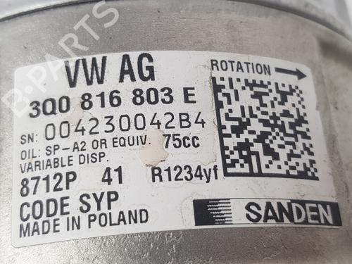 AC compressor VW TAIGO (CS1) 1.5 TSI | BP17459767M34 