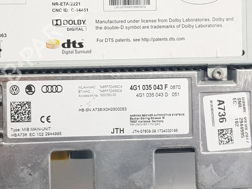Electronic module AUDI A6 C7 (4G2, 4GC) 2.0 TDI | BP30479679M83 