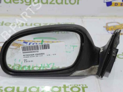 Used Left mirror HYUNDAI ACCENT I (X-3) [1994-2002]  4006929