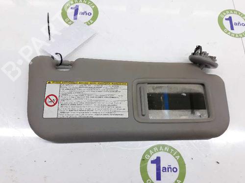 Used Right sun visor TOYOTA YARIS (_P9_) 1.4 D-4D (NLP90_, NLP90R) (90 hp) 2849754