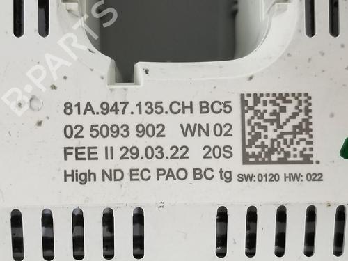 Interior roof light AUDI Q2 (GAB, GAG) 35 TDI | BP12575274I8 
