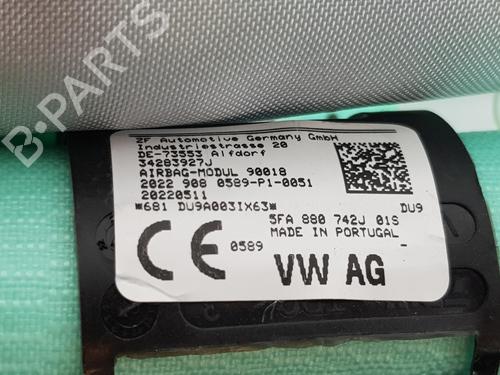 Right curtain airbag CUPRA LEON (KL1, KU1) 1.5 TSI | BP12573734C12 