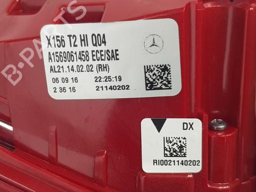 Højre baklys, luke MERCEDES-BENZ GLA-CLASS (X156) GLA 200 CDI / d (156.908) | BP21073259C80 