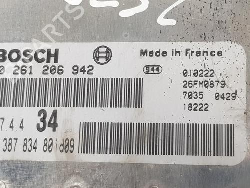 Engine control unit (ECU) PEUGEOT 206 Hatchback (2A/C) 1.6 16V | BP20186249M57 