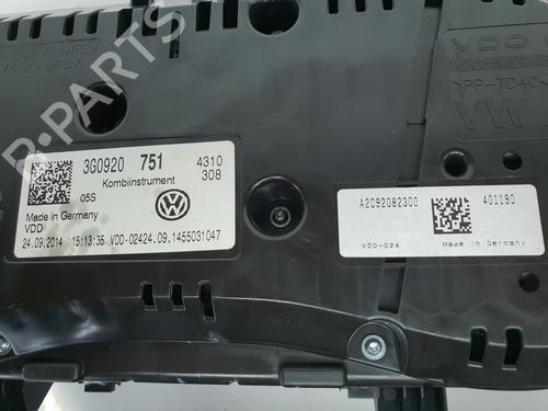 Instrument cluster VW PASSAT B8 Variant (3G5, CB5) 2.0 TDI | BP23136638C47 