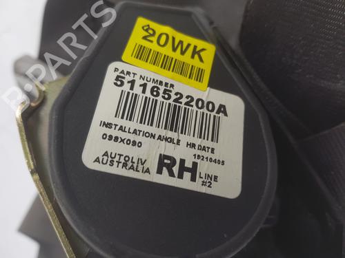 Rear right seatbelt KIA SPORTAGE II (JE_, KM_) 2.0 CRDi 4WD | BP26711297I28 