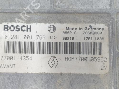 Engine control unit (ECU) RENAULT LAGUNA I (B56_, 556_) 1.9 dTi | BP29628833M57 