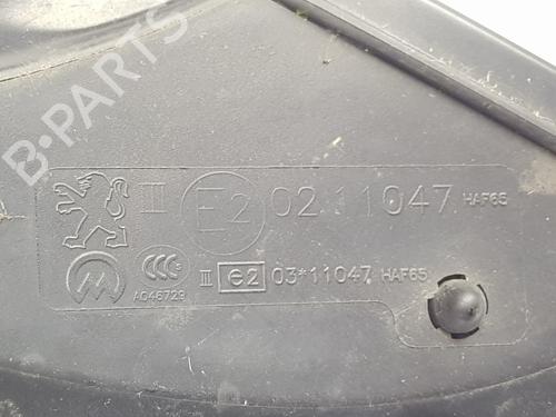 Right mirror PEUGEOT 208 I (CA_, CC_) 1.6 HDi | BP29331804C27 
