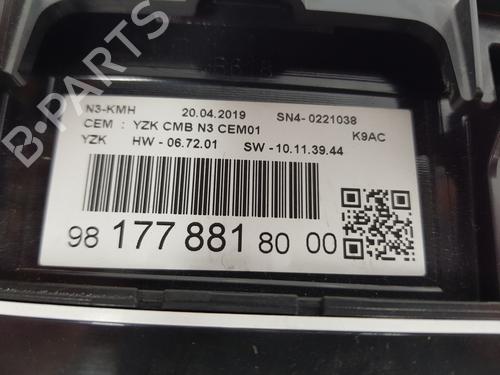 Instrument cluster CITROËN BERLINGO (ER_, EC_) 1.5 BlueHDi 100 | BP29290778C47 