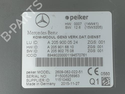 Electronic module MERCEDES-BENZ C-CLASS (W205) C 220 BlueTEC / d (205.002, 205.004) | BP10932634M83 