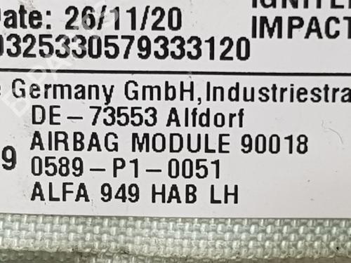 Left curtain airbag ALFA ROMEO STELVIO (949_) 2.2 JTDM Q4 (949.AXE2A) | BP31854271C11