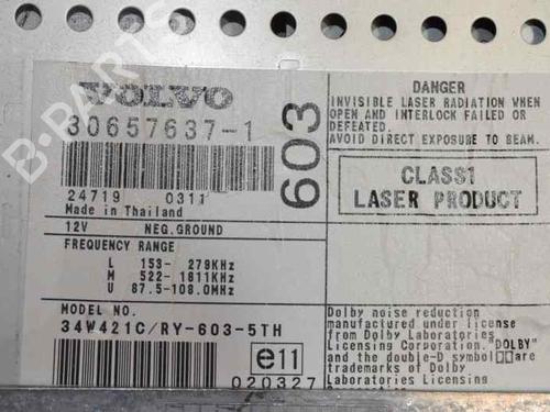 Radio VOLVO S60 I (384) 2.4 D | BP777194E6 