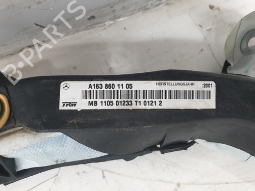 Left curtain airbag MERCEDES-BENZ M-CLASS (W163) ML 270 CDI (163.113) | BP18744900C11 