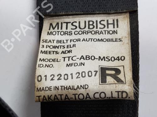Rear left seatbelt MITSUBISHI L200 / TRITON (KA_T, KB_T) 2.5 DI-D 4WD (KB4T) | BP24203862I29 