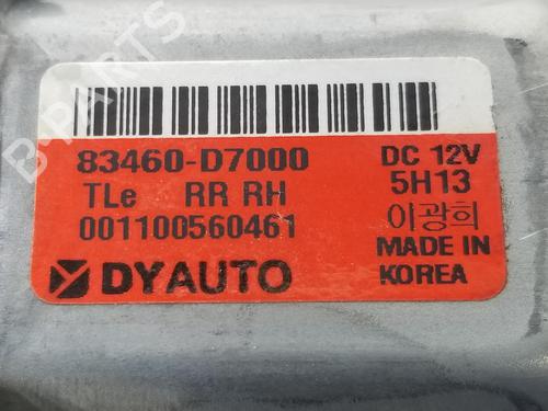 Right rear window motor HYUNDAI TUCSON (TL, TLE) 1.7 CRDi | BP8329420E22 
