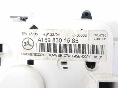 Climate control MERCEDES-BENZ B-CLASS Sports Tourer (W245) B 180 CDI (245.207) | BP6824810I5 