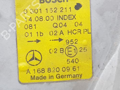 Left headlight MERCEDES-BENZ A-CLASS (W168) A 140 (168.031, 168.131) | BP13547690C28 