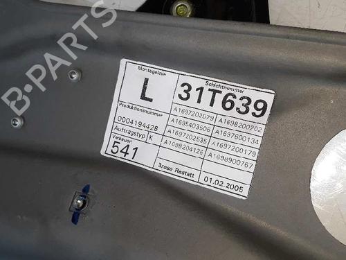 Front left window mechanism MERCEDES-BENZ A-CLASS (W169) A 180 CDI (169.007, 169.307) | BP3386882C22 