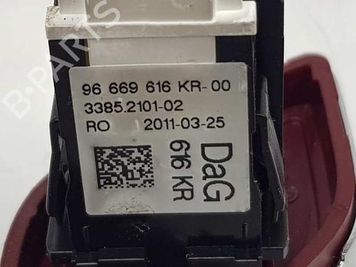 Warning switch CITROËN DS3 (SA_) 1.6 VTi 120 | BP13096661I22 