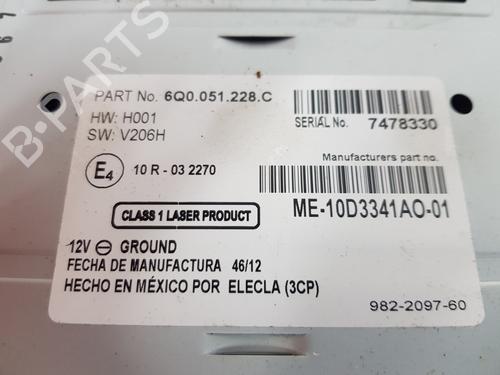 Radio VW POLO V (6R1, 6C1) 1.6 | BP11129071E6 