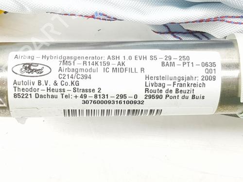 Right curtain airbag FORD KUGA I 2.0 TDCi | BP4719508C12 