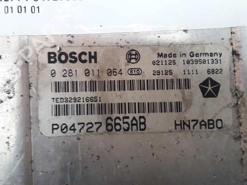 Engine control unit (ECU) CHRYSLER VOYAGER IV (RG, RS) 2.5 CRD | BP3422858M57 