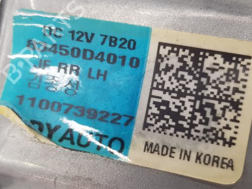 Left rear window motor KIA OPTIMA (JF) 1.7 CRDi | BP21170388E23 